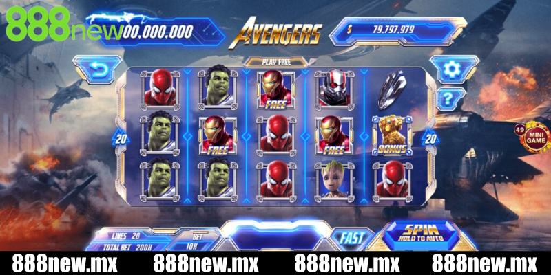 Cách chơi nổ hũ Avengers 888New hiệu quả