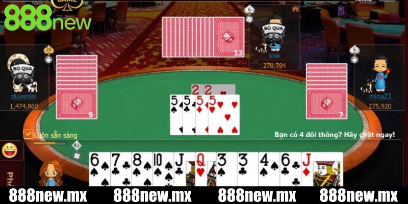 Chiến thuật nâng cao trong Bài Phỏm ăn tiền thật