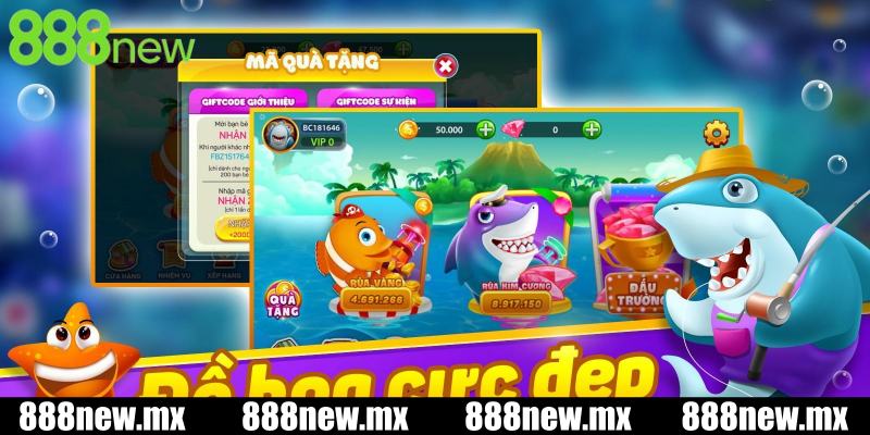 Ưu đãi độc quyền trong nổ hũ bắn cá đổi thưởng 888new
